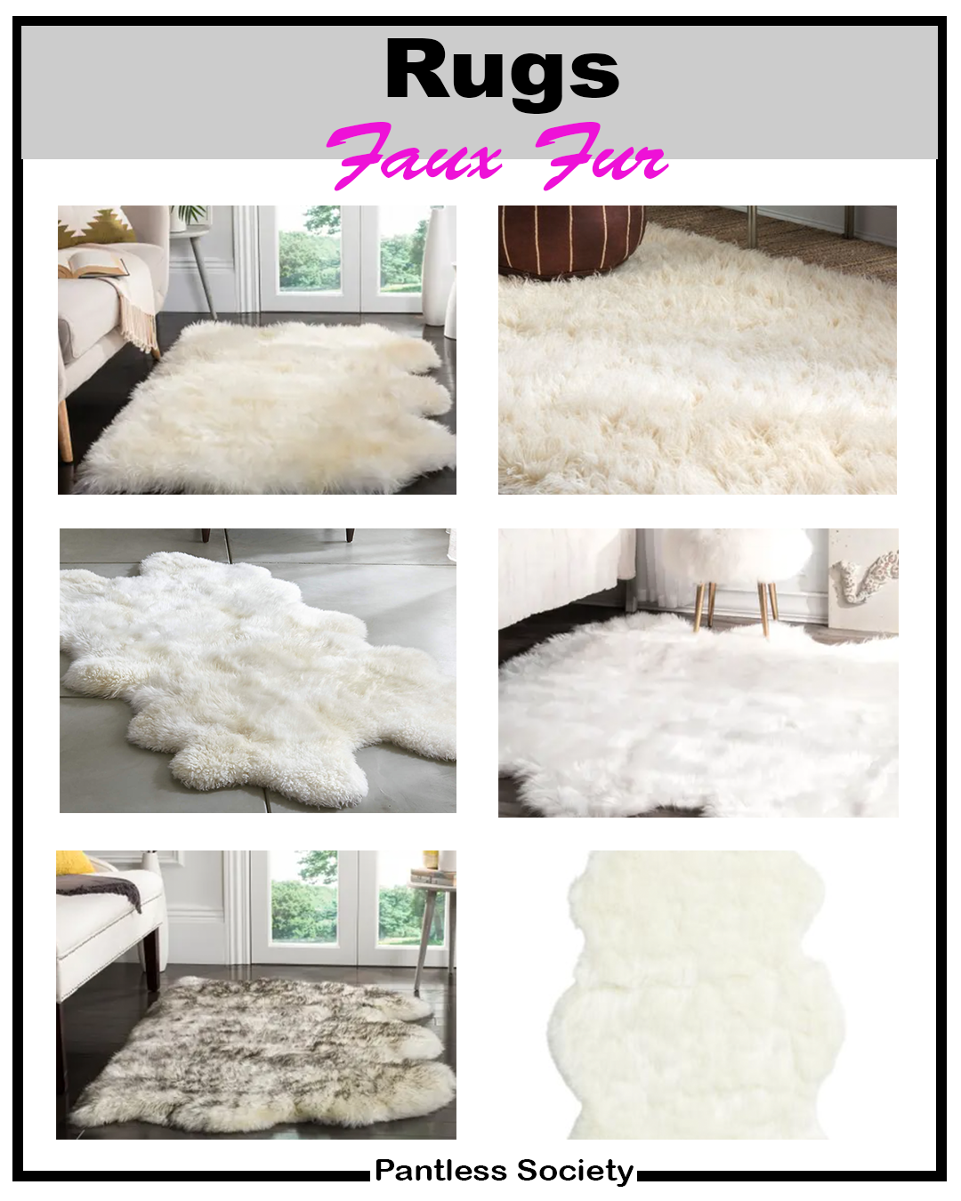 The Best Faux Fur Accent Rugs For Any Budget Pantless Society