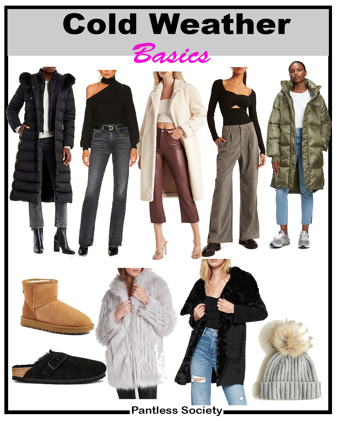 Winter Staples You Need in Your Closet - Pantless Society